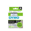 DYMO D1 Labelling Tape -  Removable Polyester - Blue on Clear - 12mmx7m-DS0720510