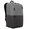 Targus 15.6" Sagano Travel BackPack Grey minimalistic design SafePort Sling Protection System Two exterior, front pocket - TAR - TBB634GL-TAR