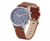 Mens PU Multi Watch - GSR - NL960Sn with Tan & Silver Design