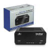 Vantec NexStar JX, HDD, SSD, Serial ATA, Serial ATA II, Serial ATA III, 2.5,3.5", 20 TB, USB 3.2 Gen 1 (3.1 Gen 1) Type-B, Black