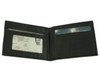 GSR Coin Wallet P2270B with Multiple Compartments in Black PVC