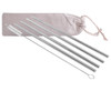 5-Piece SS Straws & Pipe Cleaner - GSR - P2453