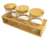 3-Piece Storage Jars & Stand - GSR - P2459