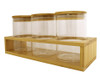 3-Piece Storage Jars & Stand - GSR - P2459