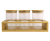 3-Piece Storage Jars & Stand - GSR - P2459