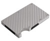 GSR Card Holder & Money Clip - P2547S in Silver Carbon Fibre & Aluminium
