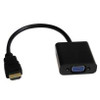VOLKANO ANNEX SERIES HDMI MALE TO VGA FEMALE CONVERTER 10CM CABLE WITH SOUND - VK20045BK-KOL