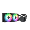 Aerocol Abyss L240 Black with digital display - 240mm ARGB Liquid Cooler - Intel LGA1851/LGA1700   - AMD AM4/AM5. 