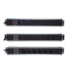 RCT 6 WAY 16AMP 1U RACKMOUNT POWER RAIL - 3-PIN