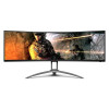 AOC Monitor: 49' Curved 5120 x 1440; 165hz; Display Port; HD