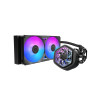 Cooler Master MasterLiquid Atmos II 240 VRM Fan Black, Liquid cooling kit, 12 cm, 240.35 m³/h, Black