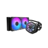 Cooler Master MasterLiquid Atmos II 240 VRM Fan Black, Liquid cooling kit, 12 cm, 240.35 m³/h, Black