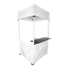 1x1 Aluminium Kiosk with Shelf