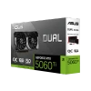 ASUS Dual -RTX5060TI-O16G, GeForce RTX 5060 Ti, 16 GB, GDDR7, 128 bit, 7680 x 4320 pixels, PCI Express 5.0