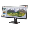 LENOVO ThinkVision T34WD-40 |34'' UQHD 4K VA|120Hz|Internal PSU|1xHDMI|1xDP|Typc-C|Built in Dock|Multi-Directional Stand|VESA