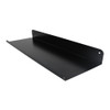 Slatted Panel Steel Shelf  1200mm Black Architectural Wall Shelf - APS2512