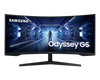 Samsung Odyssey G55T Gaming 1000R Borderless 34" display VA Response: 1ms MPRT AR: 21:9 Resolution: 3440x1440 (UWQHD) RR - TAR - LC34G55TWWPXEN-TAR