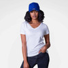 Ladies Fitted V-Neck T-Shirt-CAP