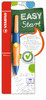 STABILO EASYergo 1.4 Ergonomic Mechanical HB Pencil - Left-handers:  Ultramarine/Neon Orange Card 1's-B-46893-10