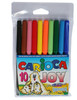Carioca Joy Markers Assorted Colours Wallet of 10-MAR2229