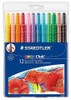 STAEDTLER Retractable Wax Crayons 12's-ST221-NWP12