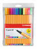STABILO Point 88 Fineliner Assorted Wallet 15's-8815-1