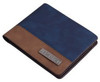 Urban Man Houston Tutone PU Wallet - GSR - UGW806Et in Navy Blue & Tan