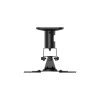 BRACKET - Steel projector ceiling mount for projectors up to 15kg; Mounting range 180-300mm; black