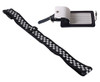 Checkered Luggage Strap & Tag - GSR - P2778SetBw