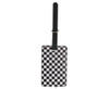 Checkered Luggage Tag - GSR - P2779Bw