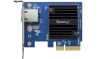 Synology E10G30-T1, Internal, Wired, PCI Express, Ethernet, 10000 Mbit/s, Blue, Silver