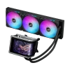 ASUS ROG RYUO IV 360 ARGB, All-in-one liquid cooler, 12 cm, Black