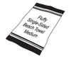 Sample-Fluffy Single-Sided Beach Towel-Medium - GSR - Samp-TowBeach001_S_M