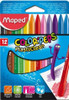 MAPED Plastic Crayons Color'Peps Triangular 12's-862011
