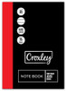 CROXLEY JD355 148x105mm 96 Page Side Bound Hard Cover Pack of 20-NTB355