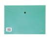 CROXLEY Envelope with Button - A4 (Green) (Pack of 12)-DOC20106N