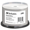 VERBATIM CD-R 52X 700MB 50 PACK WIDE WHITE PRINTABLE - M43745-KOL VERBATIM CD-R 52X 700MB 50 PACK WIDE WHITE PRINTABLE - M43745-KOL