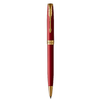 PARKER Sonnet Ballpoint Pen - Red Gold Trim-NS1931476