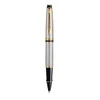 WATERMAN Expert  Rollerball Pen - Stainless Steel Gold Trim-NS0951980