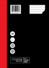 CROXLEY JD162 3-Quire 288 Page Ruled Feint & Margin A4 Box 40-COU162FMBULK
