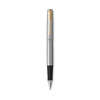 PARKER Jotter Fountain Pen - Stainless Steel Gold Trim-NS2030948