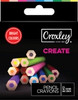 CROXLEY CREATE Half Length Pencil Crayons (Wallet of 12 Assorted Colours)-PCL625