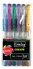 CROXLEY CREATE Pastel Gel Pens Wallet of 6 Assorted Colours-PEN9228