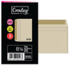 CROXLEY JD 90SMB 8¼ Brown Gummed Envelopes - Cello 25's (Box of 500)-ENB90SMB