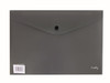 CROXLEY Envelope with Button - A4 (Black) (Pack of 12)-DOC20102N
