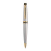 WATERMAN Expert  Ballpoint Pen - Stainless Steel Gold Trim-NS0952000