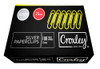 CROXLEY 25mm Sm/Silver Paper clips Box100 Pack of 10-CLI2150