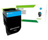 LEXMARK 708HCE CYAN CARTRIDGE - TAR - 70C8HCE-TAR