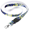 Sublimated Lanyard Single Side Sub with Buckle & Ring