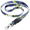 Sublimated Lanyard Double Side Sub with Buckle & Ring